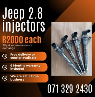 Jeep 2.8 Injectors For Sale With Warranty