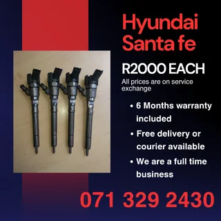 Hyundai Santa Fe 2.2 Injectors For Sale With Warranty