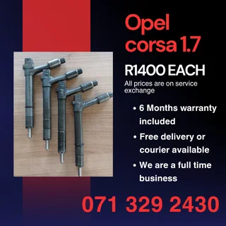 Opel Corsa 1.7 Injectors For Sale With Warranty