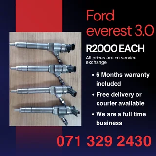 Ford Everest 3.0 Injectors For Sale With Warranty
