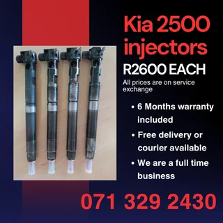 Kia 2500 Injectors For Sale With Warranty Included
