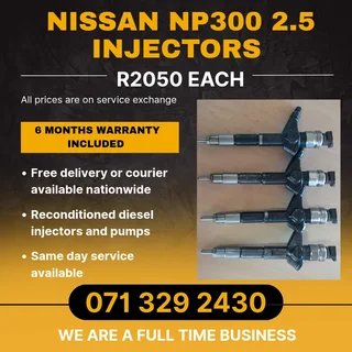 Nissan Np300 2.5 Injectors For Sale With Warranty