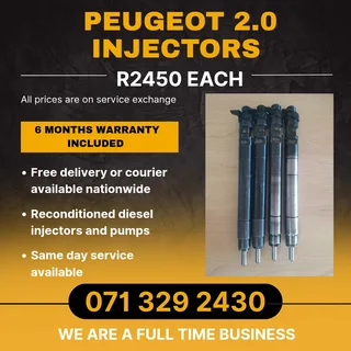 Peugeot 2.0 Injectors For Sale With Warranty Included