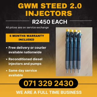 Gwm Steed 2.0 Injectors For Sale With Warranty