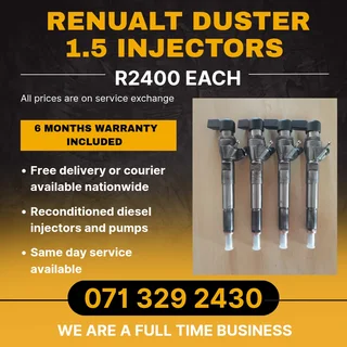Renualt Duster 1.5 Injectors For Sale With