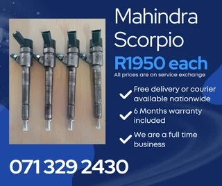 Mahindra Scorpio Injectors For Sale With Warranty