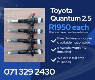 Toyota Quantum 2.5 Injectors For Sale With Warranty