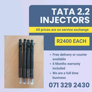 Tata 2.2 Injectors For Sale With Warranty Included