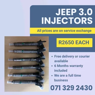 Jeep 3.0 Injectors For Sale With Warranty Included