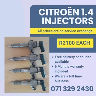 Citroën C3 1.4 Injectors For Sale With Warranty Included