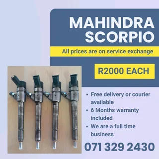 Mahindra Scorpio Injectors For Sale With Warranty Included