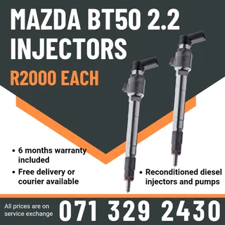 Mazda Bt50 2.2 Injectors For Sale With Warranty