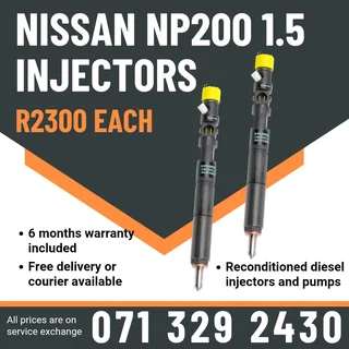 Nissan Np200 1.5 Injectors For Sale With Warranty Included
