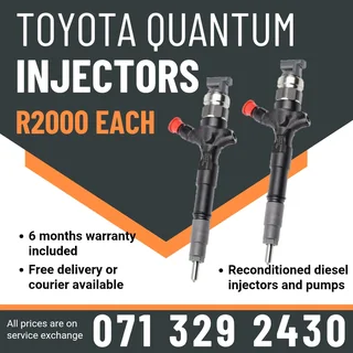 Toyota Quantum 2.5 Injectors For Sale With Warranty
