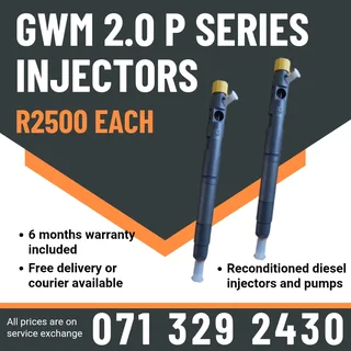 Gwm 2.0 P Series Injectors For Sale With Warranty