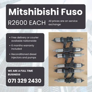 Mitshubishi Fuso 6m6 Injectors For Sale With Warranty Included