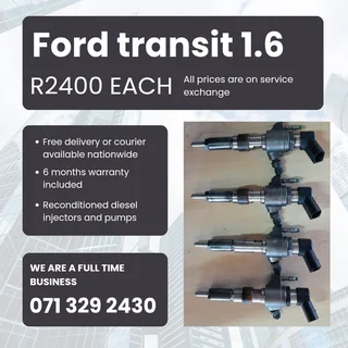 Ford Transit 1.6 Injectors For Sale With Warranty