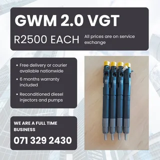 Gwm 2.0 Vgt Injectors For Sale With Warranty