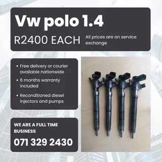 Vw Polo 1.4 Injectors For Sale With Warranty