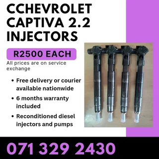 Chevrolet Captiva 2.2 Injectors For Sale With Warranty