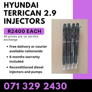Hyundai Terracan 2.9 Injectors For Sale With Warranty