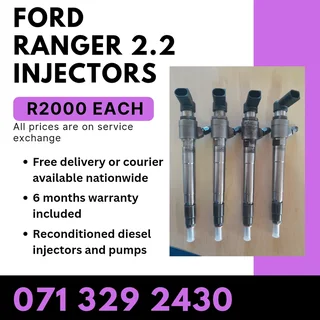 Ford Ranger 2.2 Injectors For Sale With Warranty