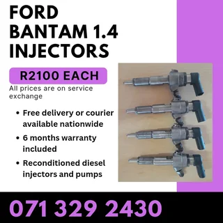Ford Bantam 1.4 Injectors For Sale With Warranty