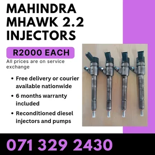 Mahindra Mhawk 2.2 Injectors For Sale With Warranty