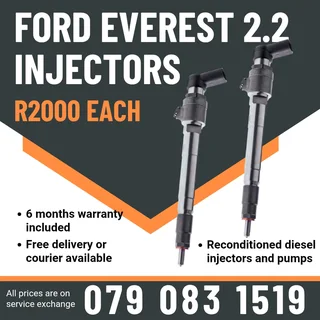 Ford Everest 2.2 Injectors For Sale With Warranty Included