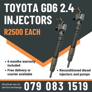 Toyota Gd6 2.4 Injectors For Sale With Warranty