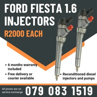 Ford Fiesta 1.6 Injectors For Sale With Warranty