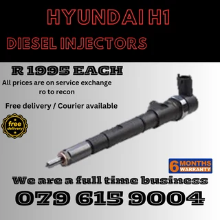 Hyundai H1 Diesel Injectors for sale on service exchange or to recon