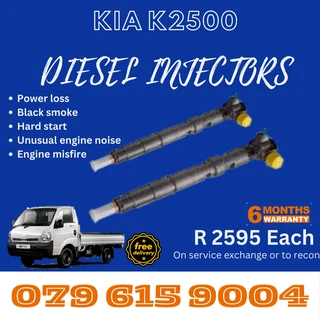 Kia K2500 Diesel Injectors for sale on service exchange or to recon