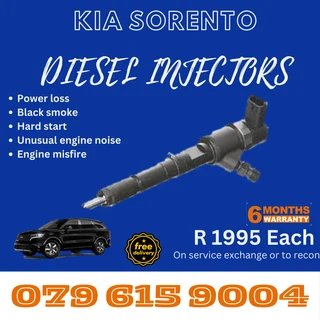 Kia Sorento Diesel Injectors for sale on service exchange or to recon
