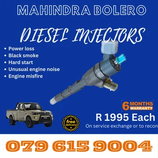 Mahindra Bolero Diesel Injectors for sale on service exchange or to recon