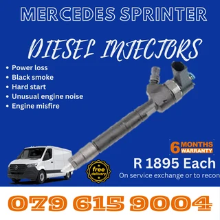 Mercedes Sprinter Diesel Injectors for sale on service exchange or to recon