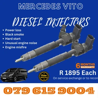 Mercedes Vito Diesel Injectors for sale on service exchange or to recon