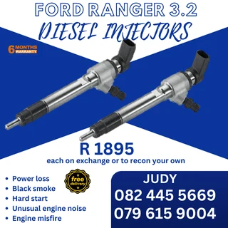 Ford Ranger 3.2 Diesel Injectors for sale on service exchange or to recon