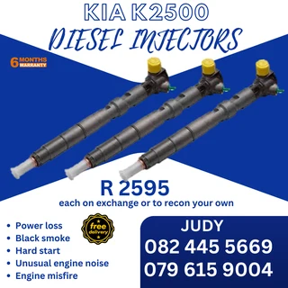 Kia K2500 Diesel Injectors for sale on service exchange or to recon