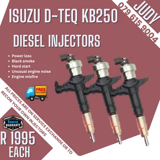 Isuzu D-TEQ KB250 Diesel Injectors