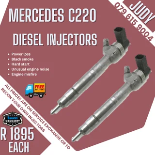 Mercedes C220 Diesel Injectors for sale on service exchange or to recon