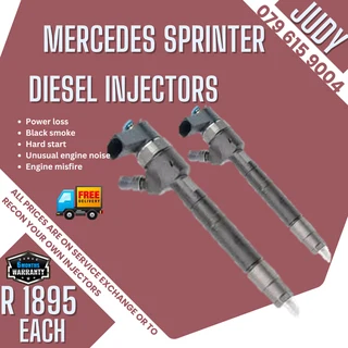 Mercedes Sprinter Diesel Injectors for sale on service exchange or to recon