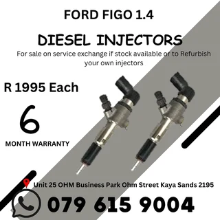 Ford Figo 1.4 Diesel Injector for sale on service exchange or to recon