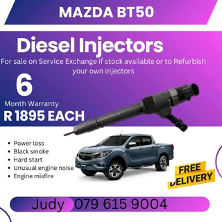 Mazda BT50 Diesel Injector for sale on service exchange or to recon