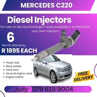 Mercedes C220 Diesel Injector for sale on service exchange or to recon