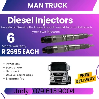 MAN Truck Diesel Injector for sale on service exchange or to recon