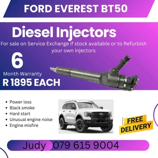 Ford Everest BT50 Diesel Injector for sale on service exchange or to recon