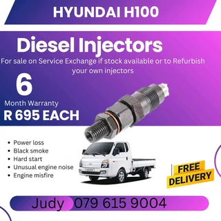 Hyundai H-100 Diesel Injector for sale on service exchange or to recon
