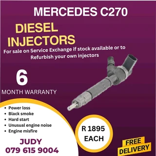 Mercedes C270 Diesel Injector for sale on service exchange or to recon