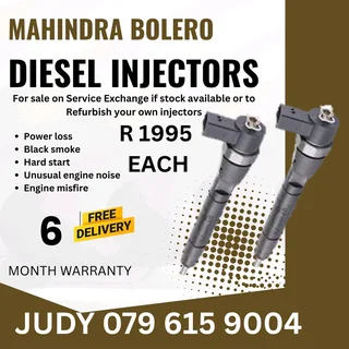 Mahindra Bolero Diesel Injector for sale on service exchange or to recon